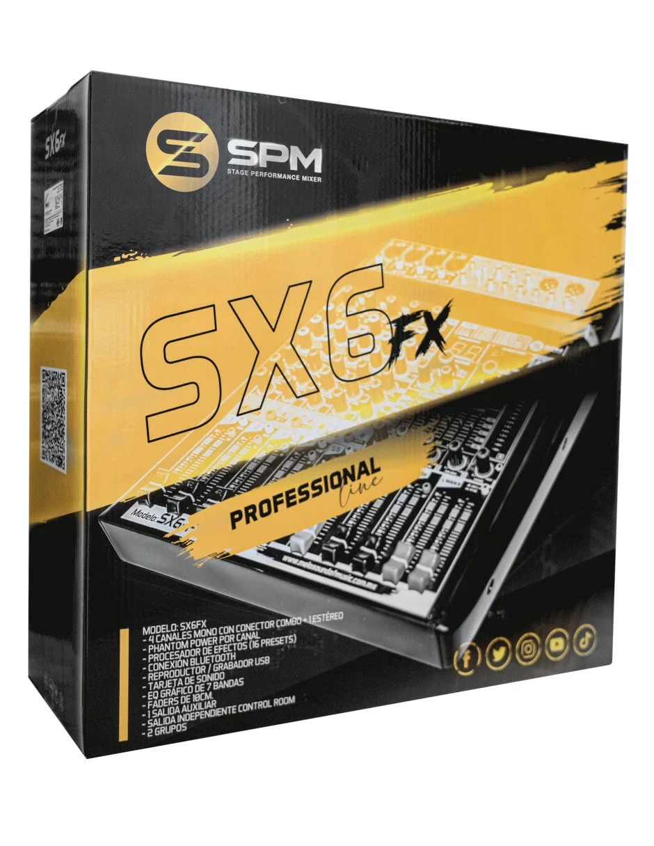 Melo SX6FX Consola Análoga de 4 Canales - Imagen 3