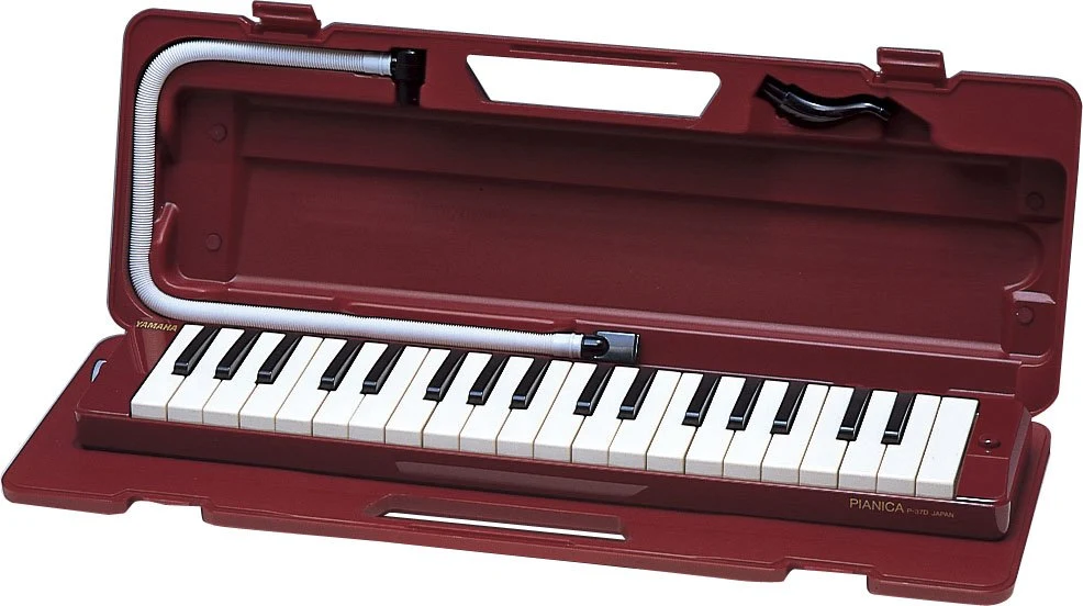 Melódica Yamaha P37D de 37 Teclas Color Vino