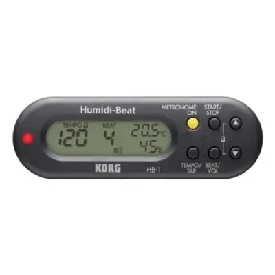 Metrónomo Korg con termómetro y detector