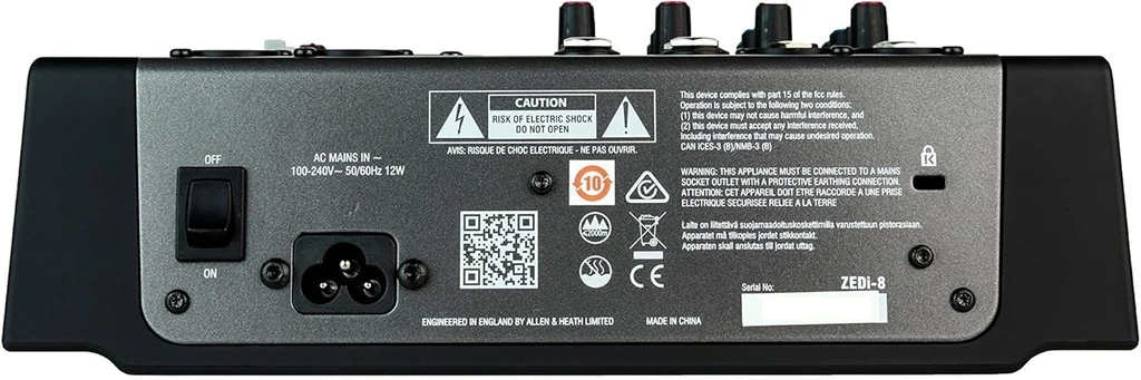Mezclador analógico compacto con interfaz USB ALLEN & HEATH ZEDI-8 - Imagen 6