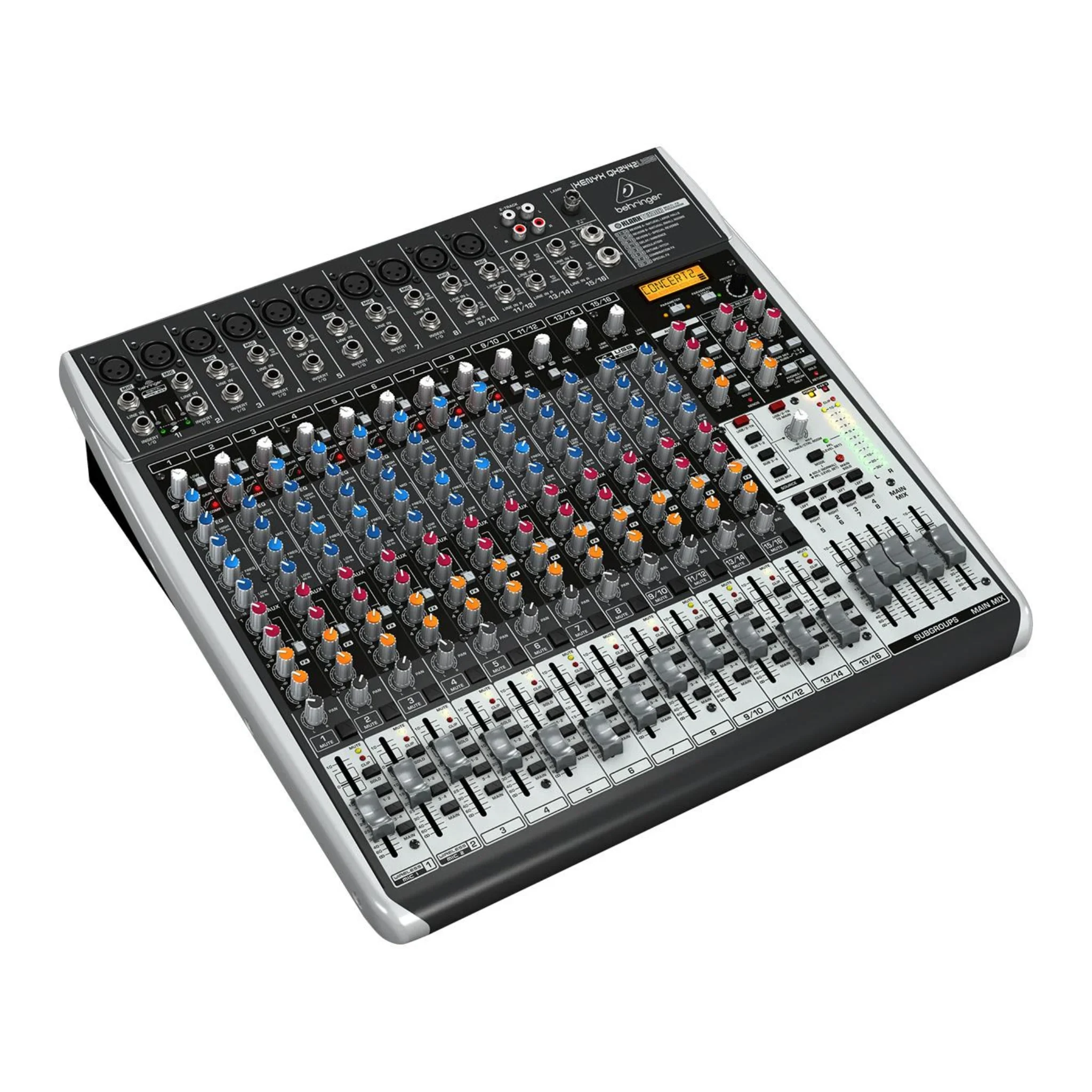 Mezcladora Behringer QX2442USB de 24 Canales con Efectos - Imagen 3