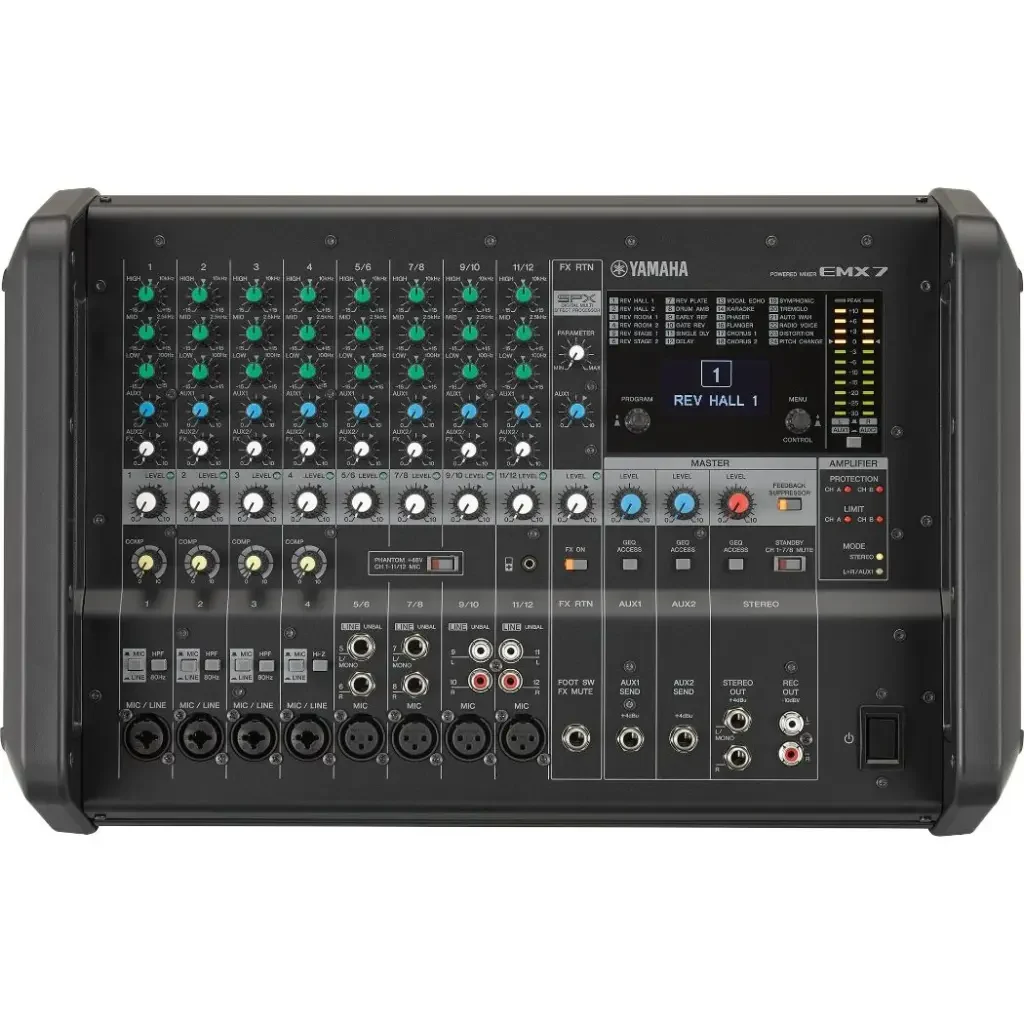 Mezcladora Amplificada Yamaha de 12 Canales - Imagen 2