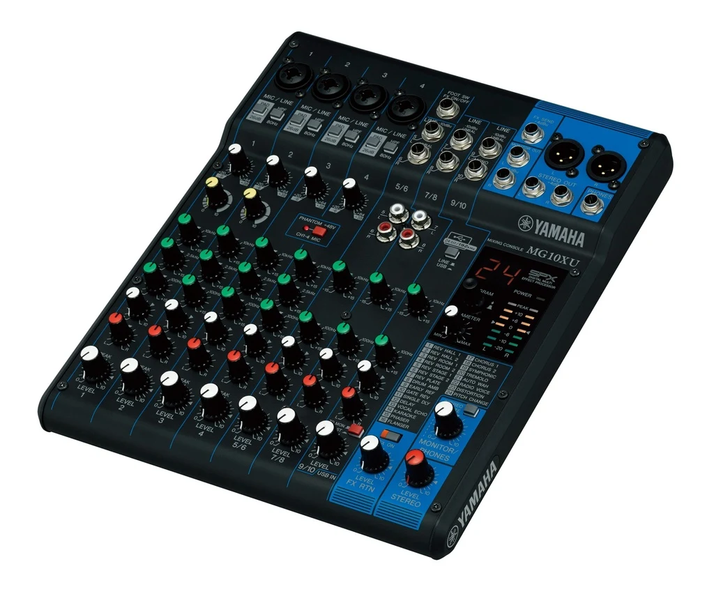 Mezcladora analógica Yamaha MG-10XU de 10 canales con efectos - Imagen 2
