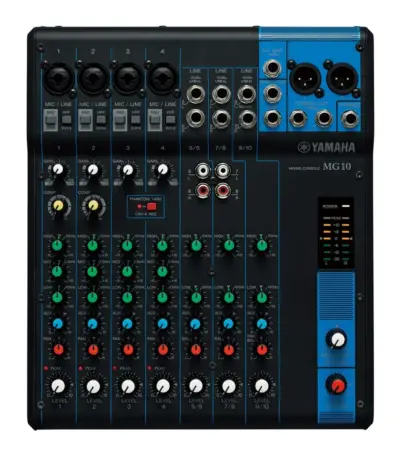 Mezcladora Análoga de 10 Canales Yamaha MG-10