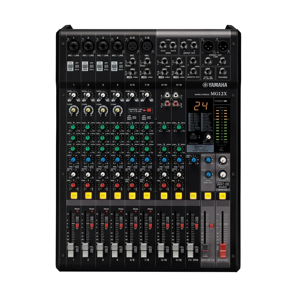 Mezcladora analógica de 12 canales con efectos MGX Yamaha MG-12XCV