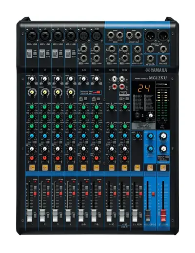 Mezcladora analógica de 12 canales con efectos Yamaha MG12XU