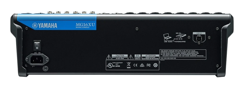 Mezcladora analógica de 16 canales con efectos Yamaha MG-16XU - Imagen 3