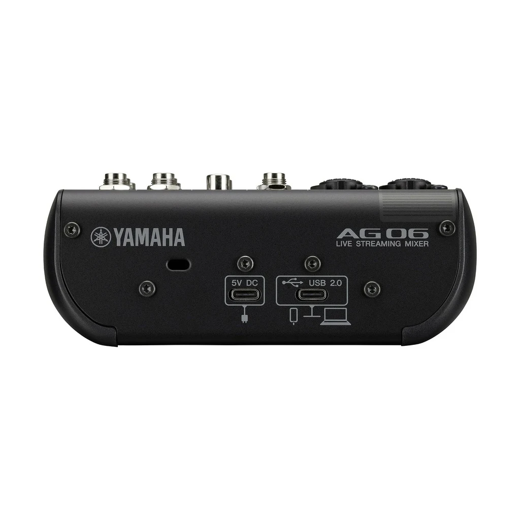 Mezcladora Análoga de 6 Canales para Streaming Yamaha AG06MK2B - Imagen 3