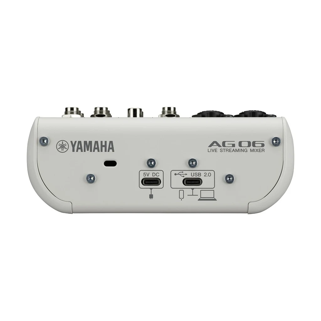 Mezcladora Análoga de 6 Canales para Streaming Yamaha AG06MK2W - Imagen 3