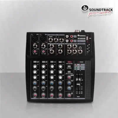 Mezcladora Analógica Soundtrack de 8 Canales MX-802USB