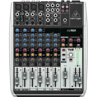 Mezcladora Behringer Q1204USB de 12 Canales
