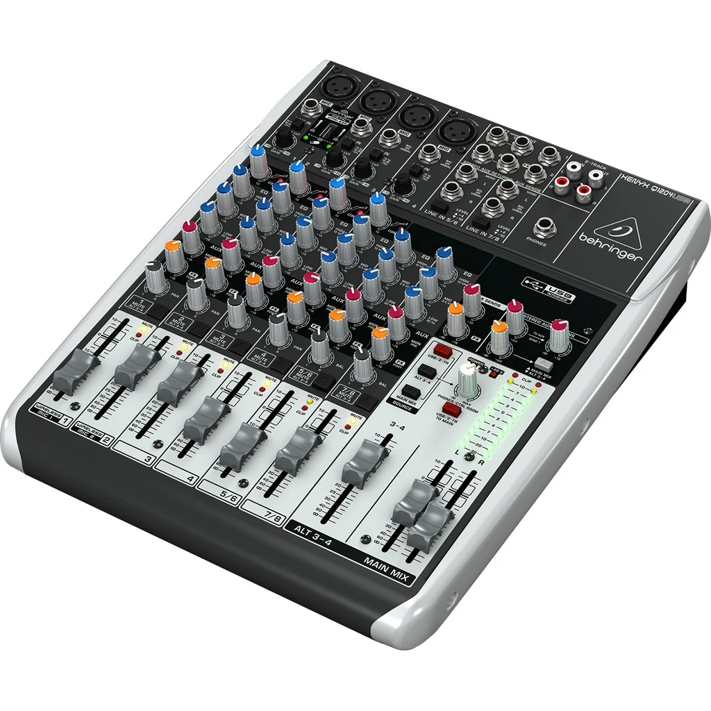 Mezcladora Behringer Q1204USB de 12 Canales - Imagen 2