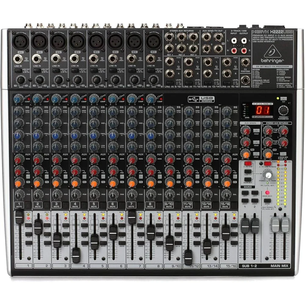 Mezcladora Behringer X2222USB