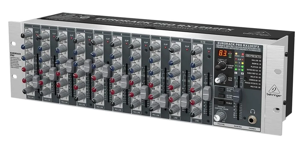 Mezcladora Behringer P/Rack 12 Canales RX1202FX V2 - Imagen 2
