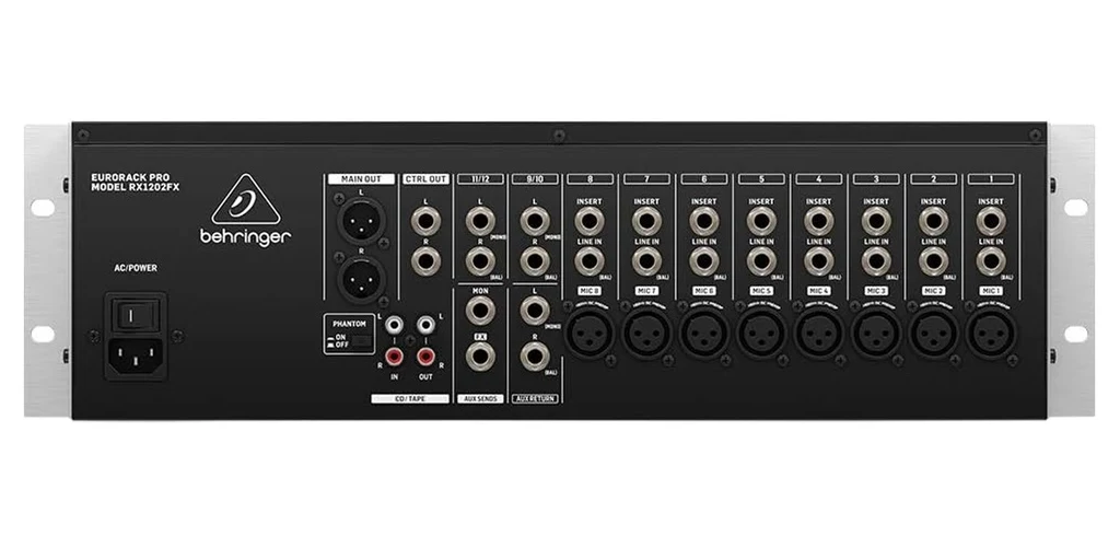 Mezcladora Behringer P/Rack 12 Canales RX1202FX V2 - Imagen 3
