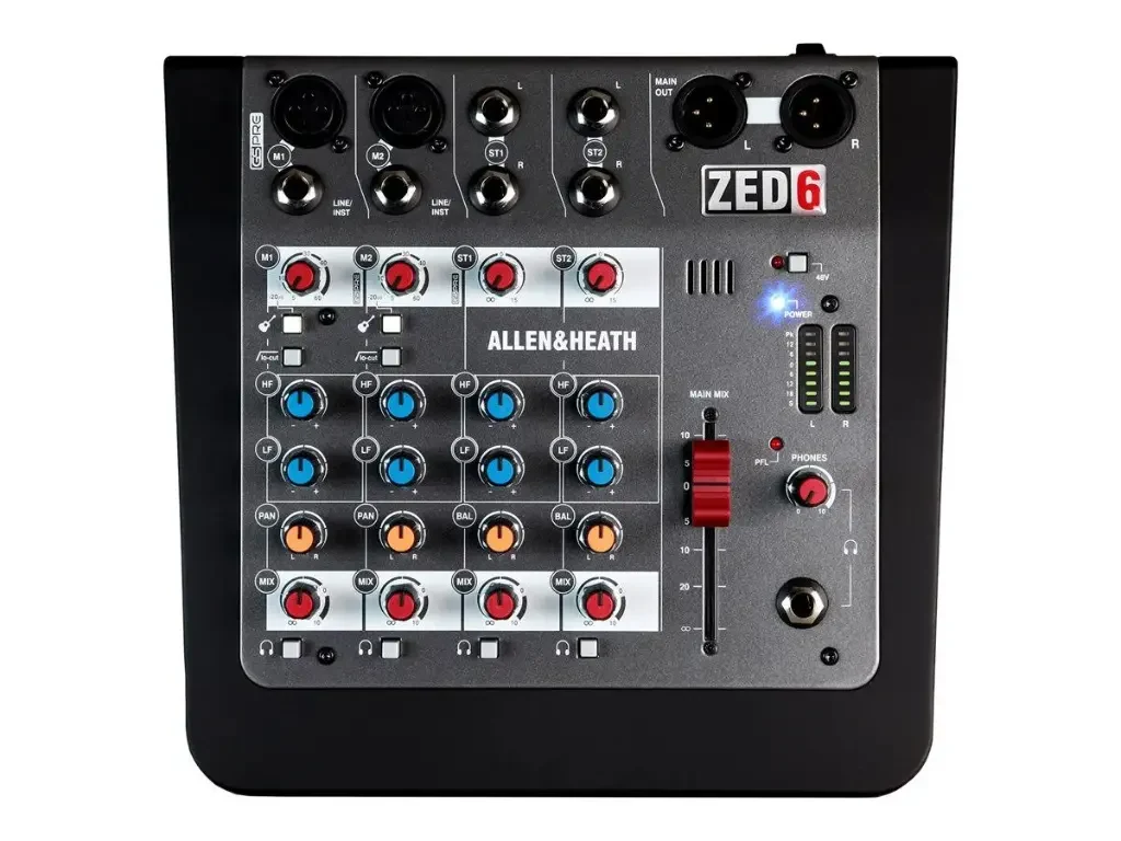 MEZCLADORA DE AUDIO ALLEN & HEATH ZED-6 - Imagen 5