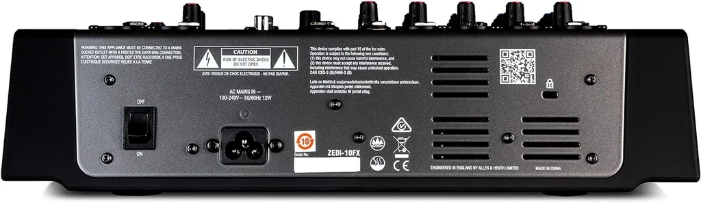 MEZCLADORA DE AUDIO ALLEN & HEATH ZEDI-10FX - Imagen 7