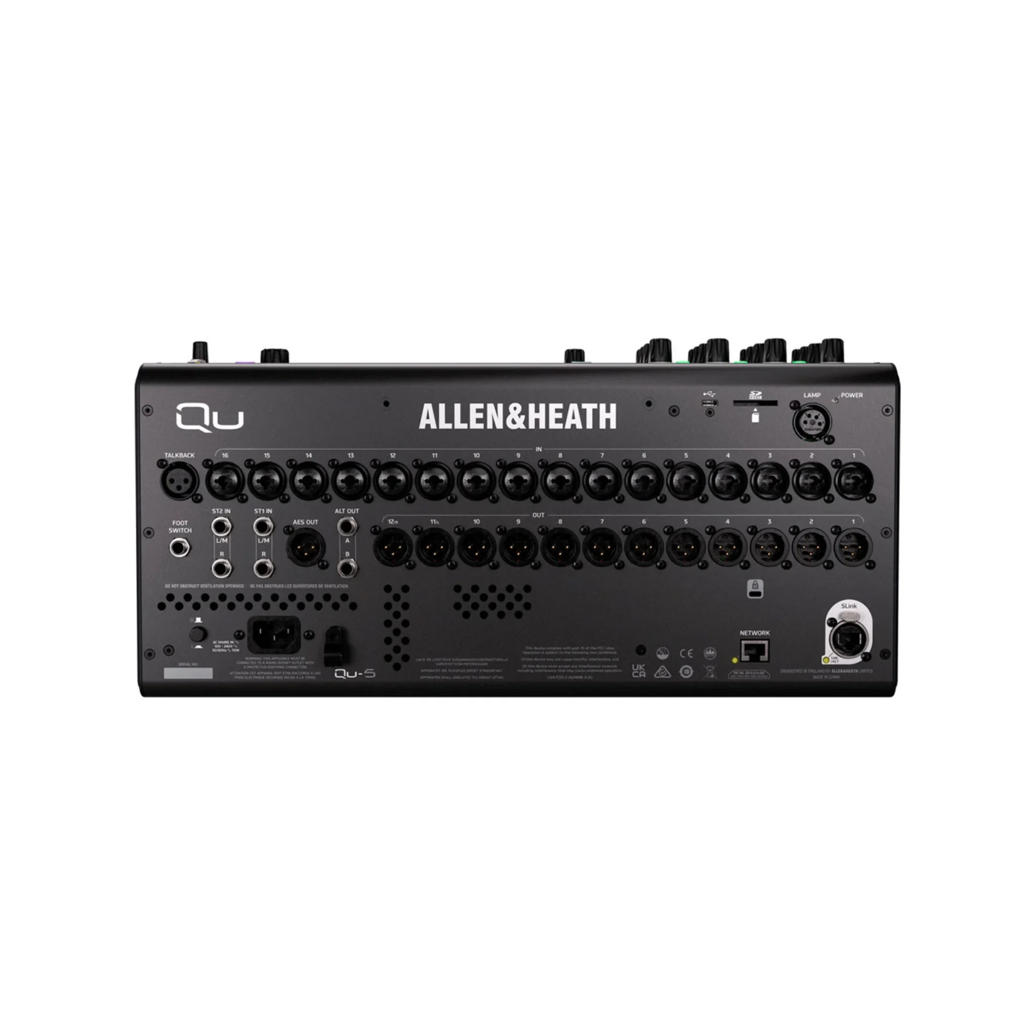 Mezcladora Digital Allen & Heath Qu-5 Con 16 Preamps (Por Pedido) - Imagen 3