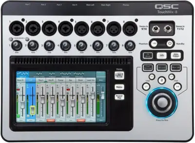 Mezcladora Digital QSC TouchMix-8 de 8 Canales