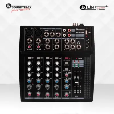 Mezcladora Soundtrack de 8 Canales con Puerto USB MX802USB