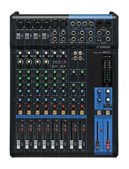 Mezcladora analógica Yamaha MG12 de 12 canales