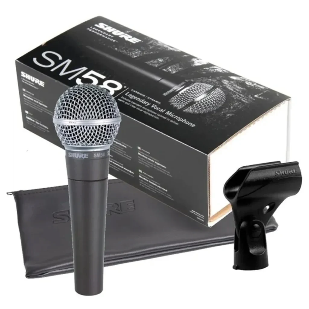 Micrófono Alámbrico de Mano Profesional Shure SM58 - Imagen 2