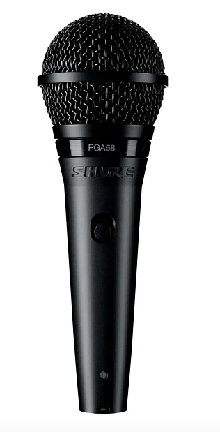 Micrófono de bobina móvil con cable Shure PGA58