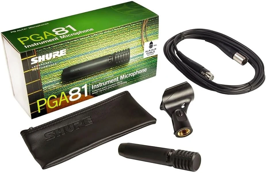 Micrófono de condensador Shure PGA81 para instrumento - Imagen 3