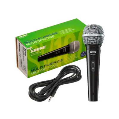 Micrófono dinámico Shure SV100 con cable XLR/Plug