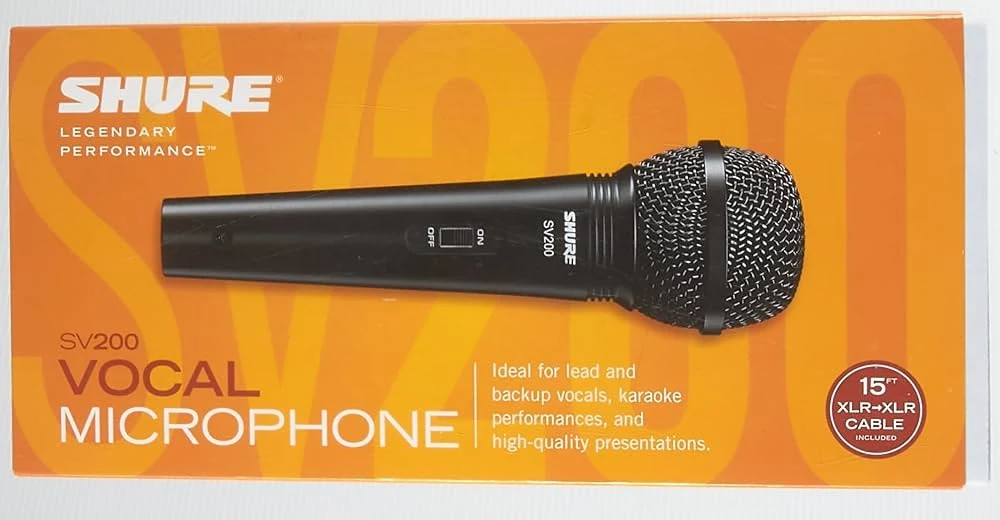 Micrófono dinámico Shure para voz con cable XLR/XLR