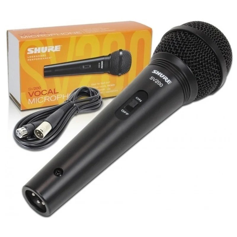 Micrófono dinámico Shure para voz con cable XLR/XLR - Imagen 2