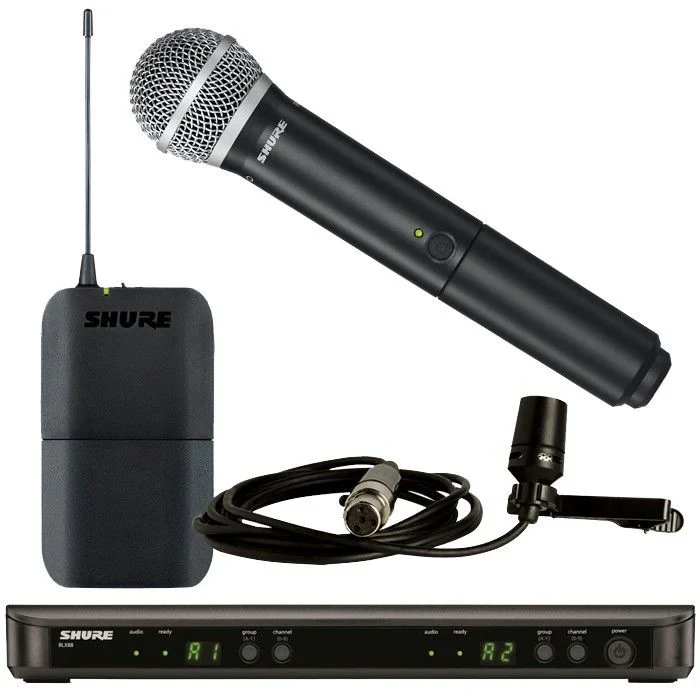 Micrófono Inalámbrico de Mano y Solapa Shure BLX1288/CVL - Imagen 3