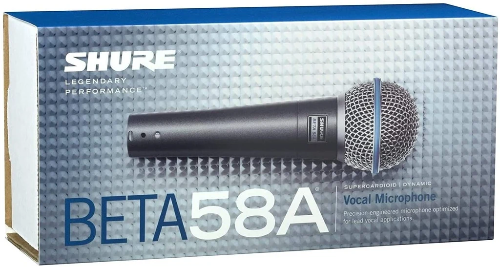 Micrófono Vocal Dinámico Supercardioide Shure BETA 58A - Imagen 2