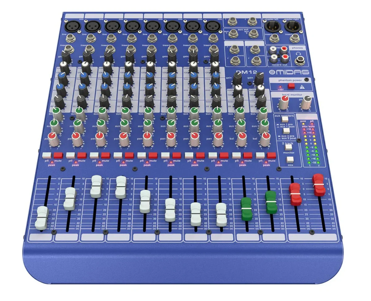 Mezcladora Analógica MIDAS DM12