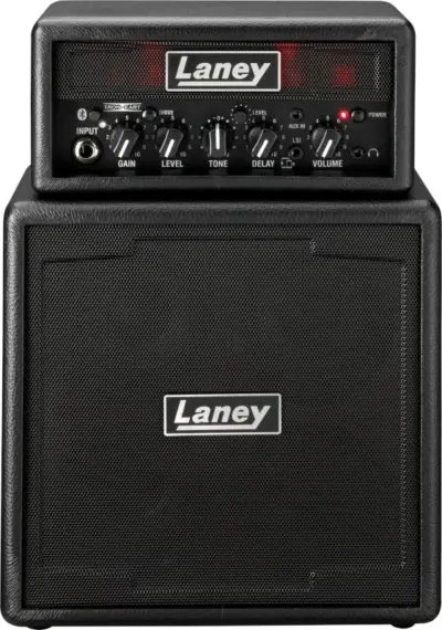Mini Cabezal y Gabinete Laney Ministack B Iron para Guitarra