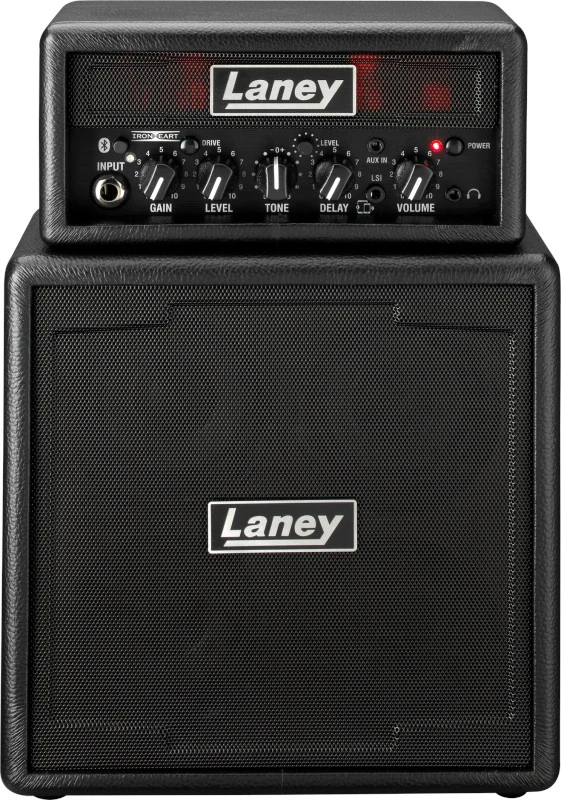 Mini Cabezal y Gabinete Laney Ministack B Iron para Guitarra