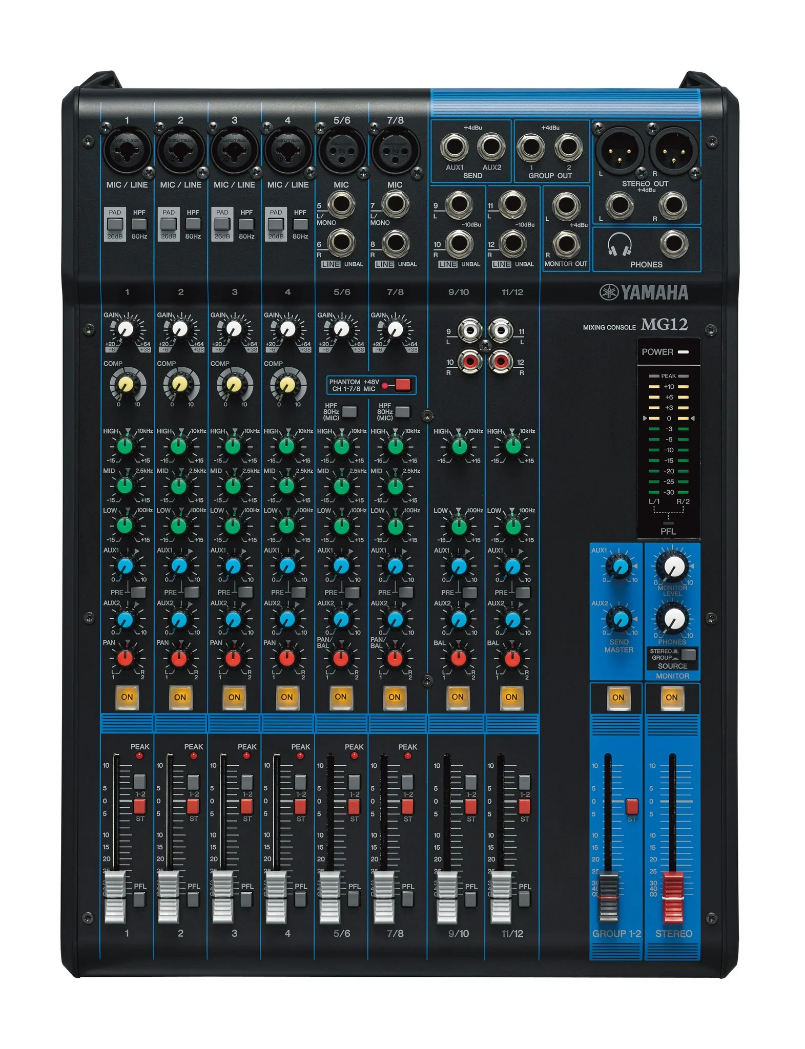 Mezcladora Analógica MG12 Yamaha