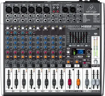 Mezcladora Analógica Behringer X1222USB