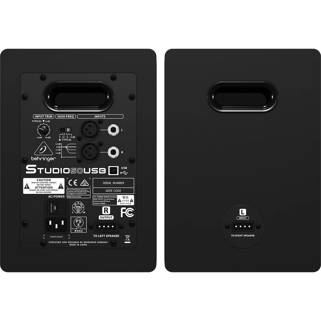 Monitores Behringer Activo 100W Studio 50 USB - Imagen 3