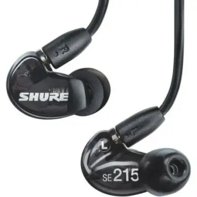 Auriculares In-Ear Profesionales Shure SE215-K con Aislamiento de Sonido