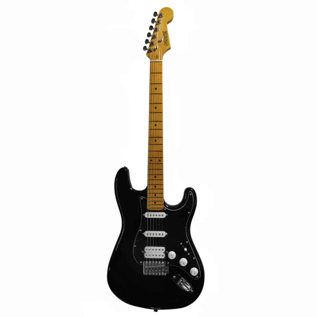 Guitarra eléctrica E-SG negro brillante