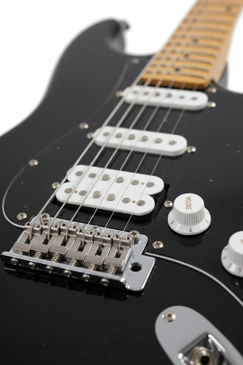 Guitarra eléctrica E-SG negro brillante - Imagen 2