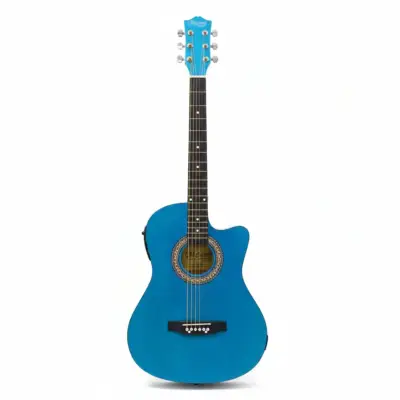 Guitarra Electroacústica Azul