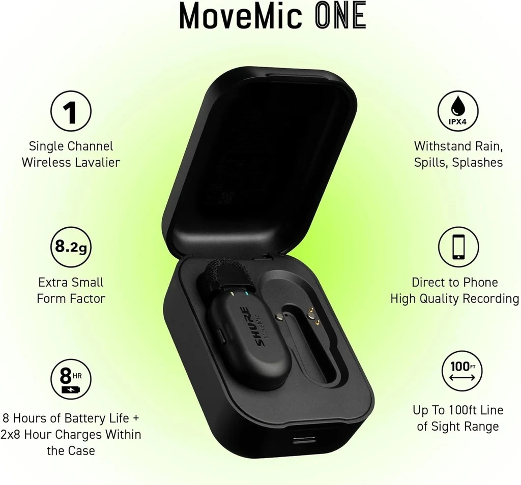 Shure MV-ONE Micrófono Lavalier Inalámbrico - Imagen 10