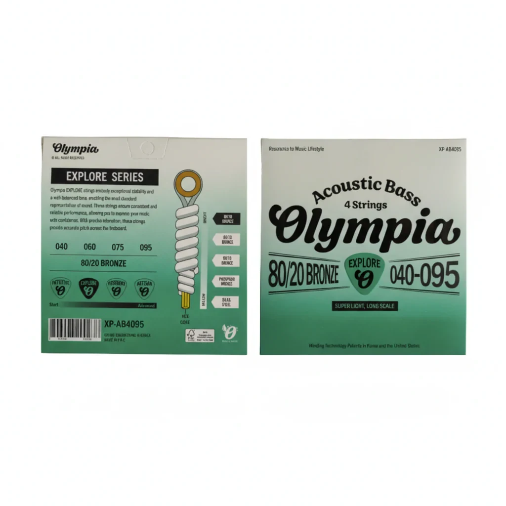 Cuerdas para Bajo Acústico Olympia 80/20BRZ 040-095