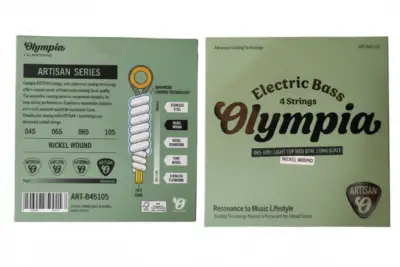 Cuerdas para Bajo Eléctrico Olympia Artisan Coated Nickel Wound 045-105