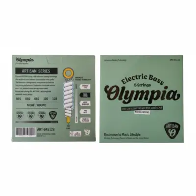 Cuerdas para Bajo Eléctrico Olympia Artisan Nickel Wound 045-128