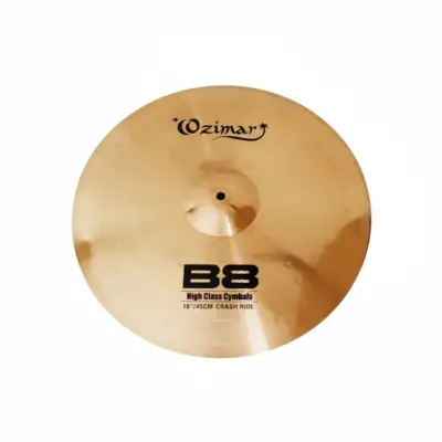 Platillo Ozimar Tipo Crash-Ride 18" Serie B8