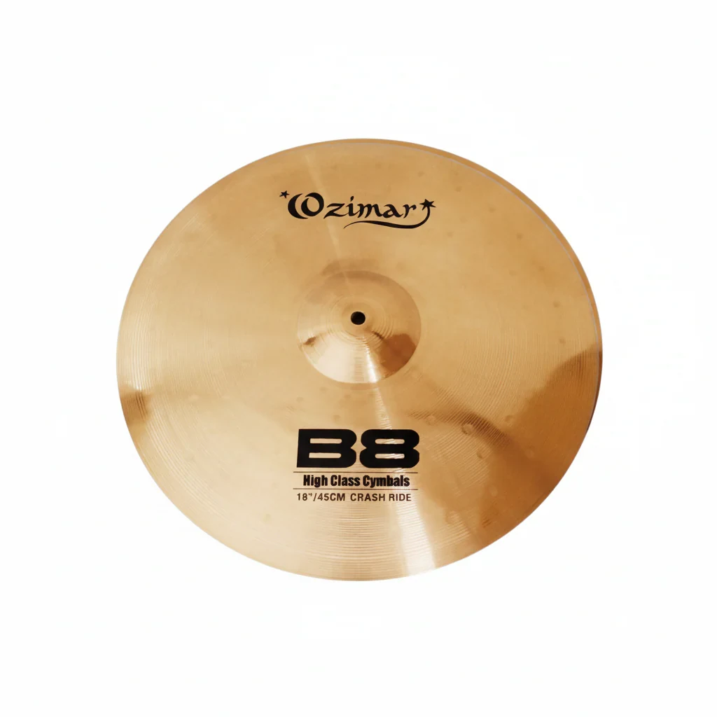 Platillo Ozimar Tipo Crash-Ride 18" Serie B8