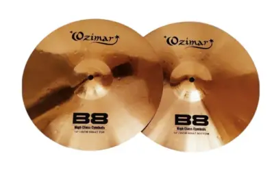 Platillos Ozimar Tipo Hi-Hats 14" Serie B8